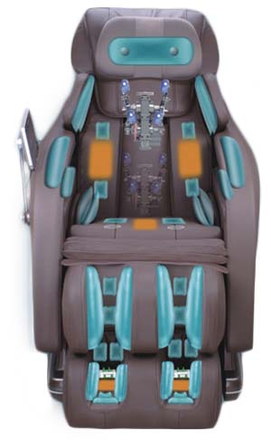 Air Massage of Omega Montage Pro Massage Chair