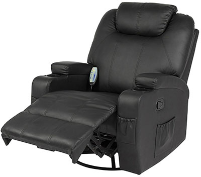 An Image of Swivel Base and Foldable Ottoman of Best Choice Recliner