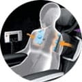 Shoulder Airbags of Panasonic MA70 Massage Chair