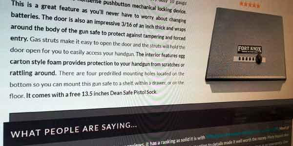 Gun Safe Ratings and Reviews Handgun safes - Consumer Files