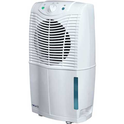 White Color, NewAir AD-250 Compact Dehumidifier, Right View