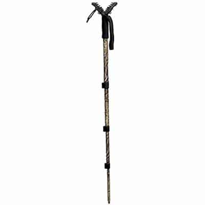Anglo Arms Black Shooting Stick Telescopic Adjustable V Rest 