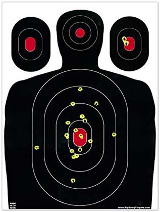 320pcs Shooting Targets Reactive Splatter Range Paper Target for Training 