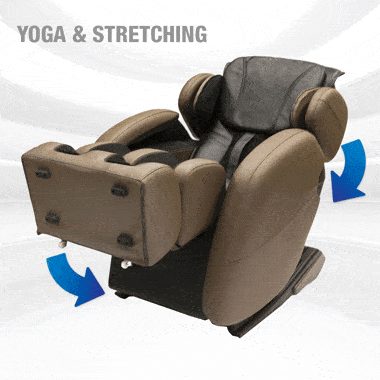 Yoga and Stretching, Kahuna LM6800 Massage Chair, Upper View