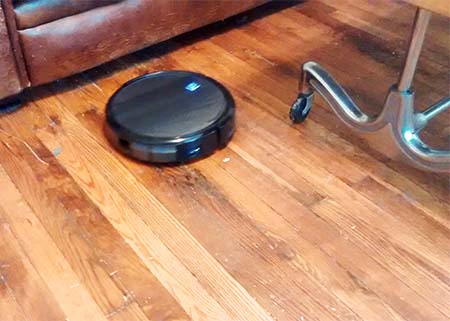 Eufy RoboVac 11 Robotic Vacuum Review Living Room At Work - Consumer Files