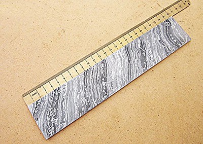 An Image of Damascus Blade for How to Make a Hunting Knife