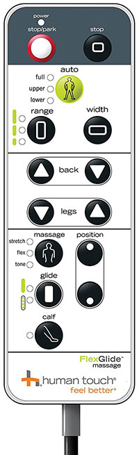 An Image of WholeBody 5.1 Remote for T&D Massaging Recliner Review