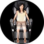 4D AirBags, Osaki Japan Premium Massage Chair, Massage Types