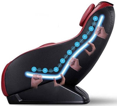 An Image of Curved Video Gaming Shiatsu S-Curve Massage Chair for BestMassage Curved Video Gaming Shiatsu