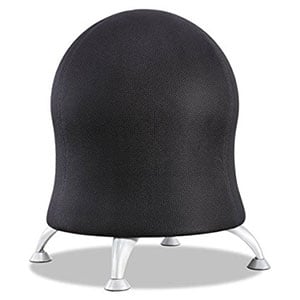 An Image of Safco Products 4750BL Zenergy Ball Chair for Healthy Chairs