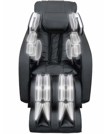 Daiwa massage chair Legacy features 48 airbags that are strategically placed throughout the chair