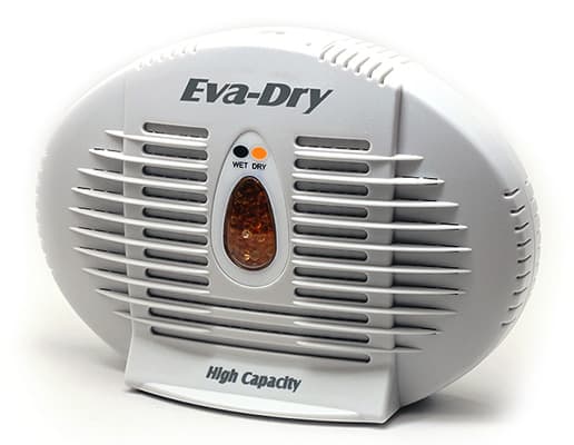 White Color, Eva Dry E-500 Dehumidifier, Rightfront 