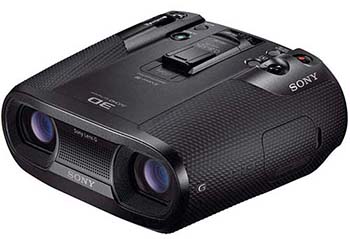 Black, Image stabilization, Sony DEV50V/B  Binoculars With Camera