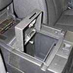 A smaller image of Console Vaults Jeep Wrangler Center Console Gun Safe
