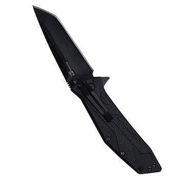 Black, Highly functional, Kershaw Brawler Folding Pocket Knife