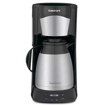 Black, Fully automatic, double-wall insulated stainless-steel carafe, Cuisinart DTC-975BKN 12-cup Programmable Thermal Carafe