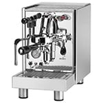 Silver Color, Bezzera Unica Kitchen Lever Espresso Machine, Rightfront
