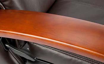 An image of Oak Accented Armrests
