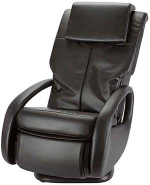 Black Contoured and padded armrests, Human Touch Zerog Volito