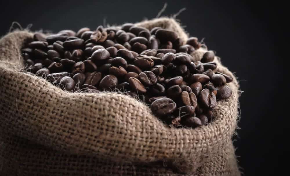 Coffee Beans in a Sack