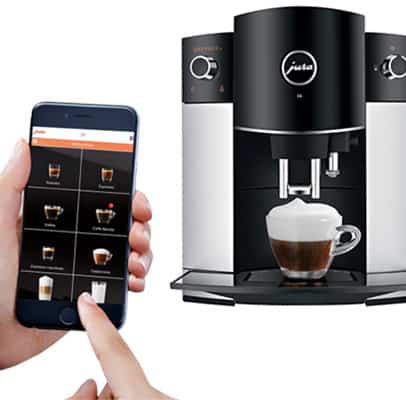 Jura D6 Espresso Machine controlled via Mobile App