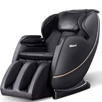 Black massage chair