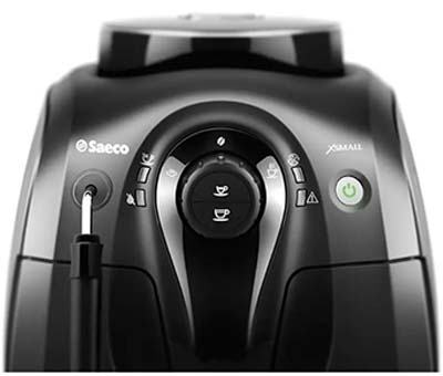 Saeco XSmall Vapore Automatic Espresso Machine Black Features