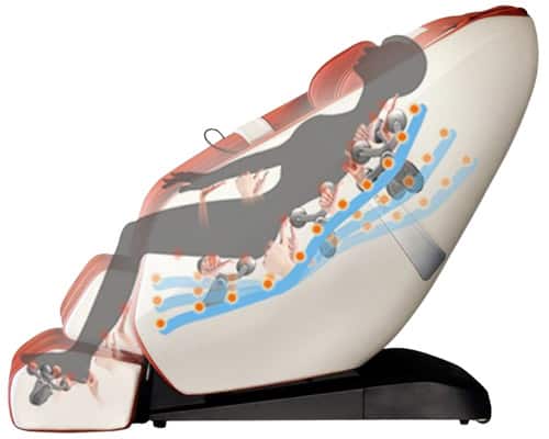 FR-6KSL Massage Chair S+L Hybrid Massage Track