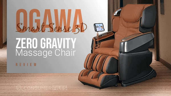 Brown Ogawa Smart Sense 3D Zero Gravity Massage Chair