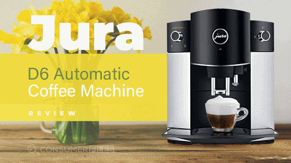 Jura D6 Automatic Espresso Machine on a table