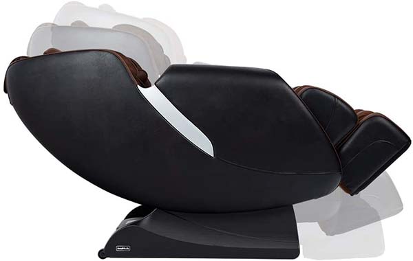 AmaMedic R7 Massage Chair in zero gravity recline with the legports slightly elevated