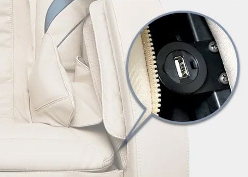 Palace II Massage Chair USB Port