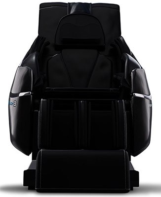 Medical Breakthrough 8 massage chair with black base and black hard shell exterior