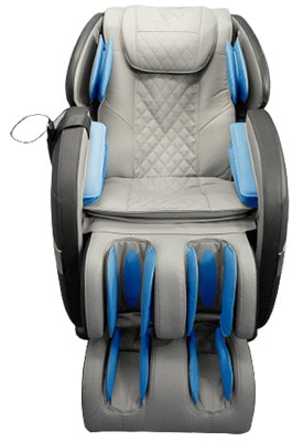 Osaki Champ Massage Chair in black and gray with the airbags highlighted in blue
