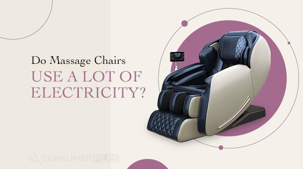 A massage chair with leather upholstery
