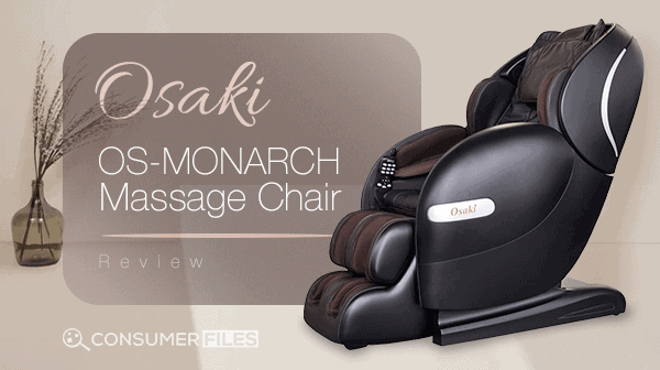 The Osaki OS Monarch Massage Chair facing to the left