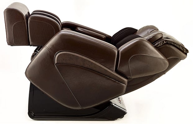 Jin Massage Chair in zero gravity recline with the legports elevated slightly above the heart