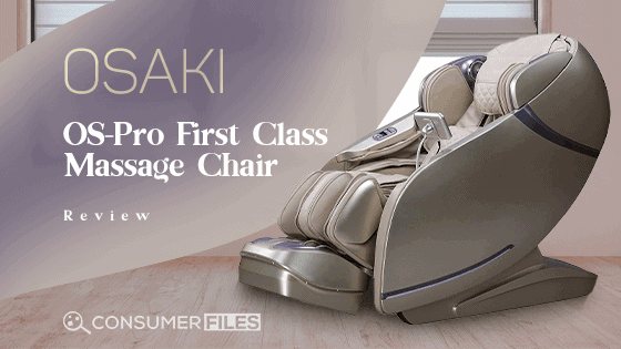 The Osaki OS-Pro First Class Massage Chair facing to the left
