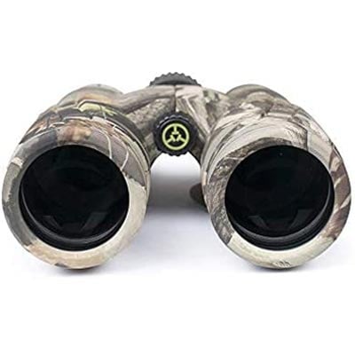 TecTecTec Hunting Binoculars with realistic camouflage finish, anti-slip coating, and eyecup extension