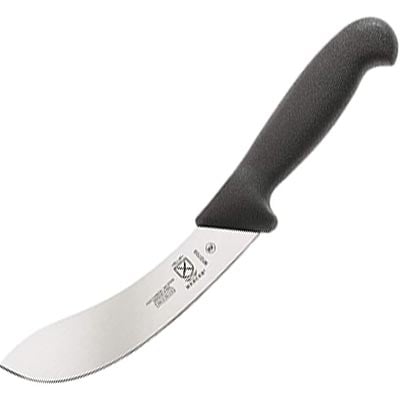 Mercer Culinary BPX Skinning Butcher Knife with mirror-finished blade, taper-ground edge, and glass-filled nylon handle 
