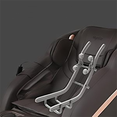An illustration of the S+L Hybrid track of Mynta Massage Recliner Chair