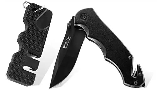 5 in 1 Ultimate Firefighter & Military Training Knife by Blize Tec