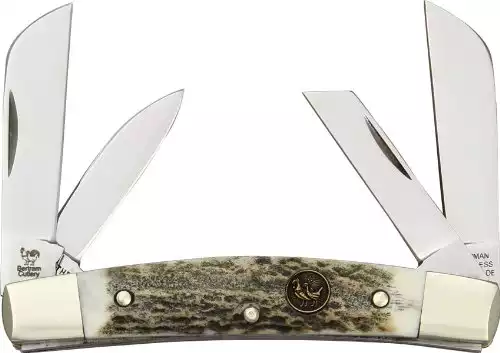 Congress Pocket Knife With Stag Antler Handle