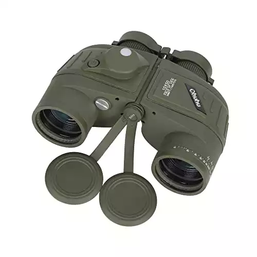 Ohuhu Binoculars with Rangefinder and Compass for Hunting