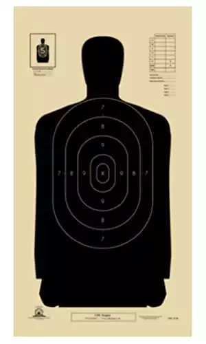 American B-29 NRA Official Police Silhouette Target