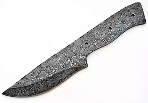 Damascus Hunting Blade Blank by Whole Earth Supply