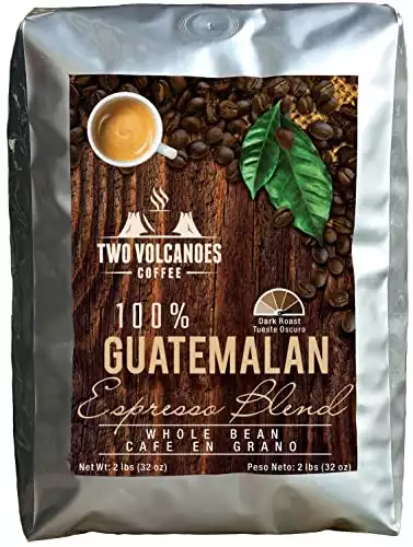 Two Volcanoes Guatemala Dark Roast Espresso Blend