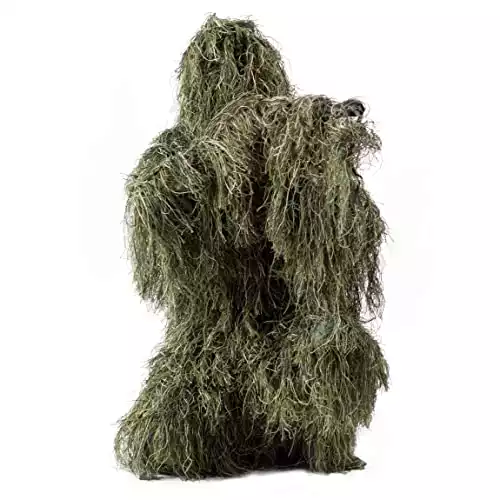 Woodland Camo Ghillie Suit by Vivo